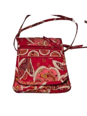 Vera Bradley Mini Hipster Purse Bag Rosy Posies Retired Print 2012